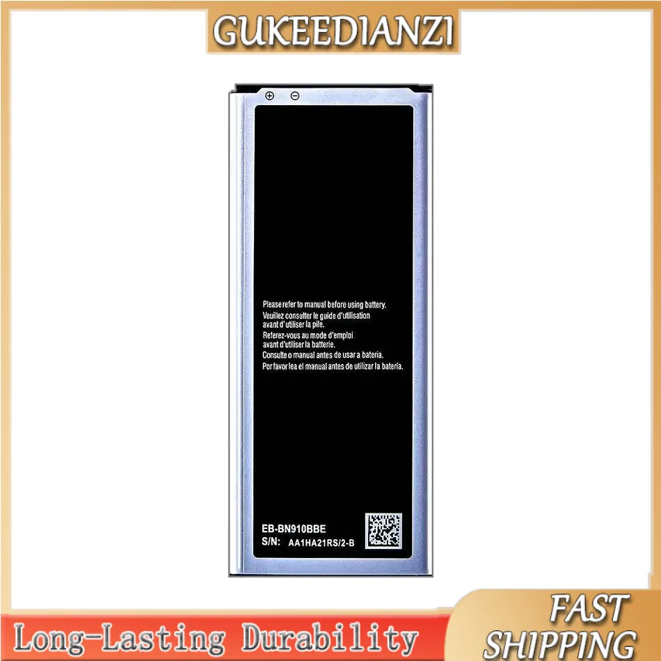

Аккумулятор EB-BN910BBE для Samsung Galaxy Note 4 Note4 N910 N910H N910A N910C N910F N910FQ N910X N910W N910V N910P EB BN910BBE
