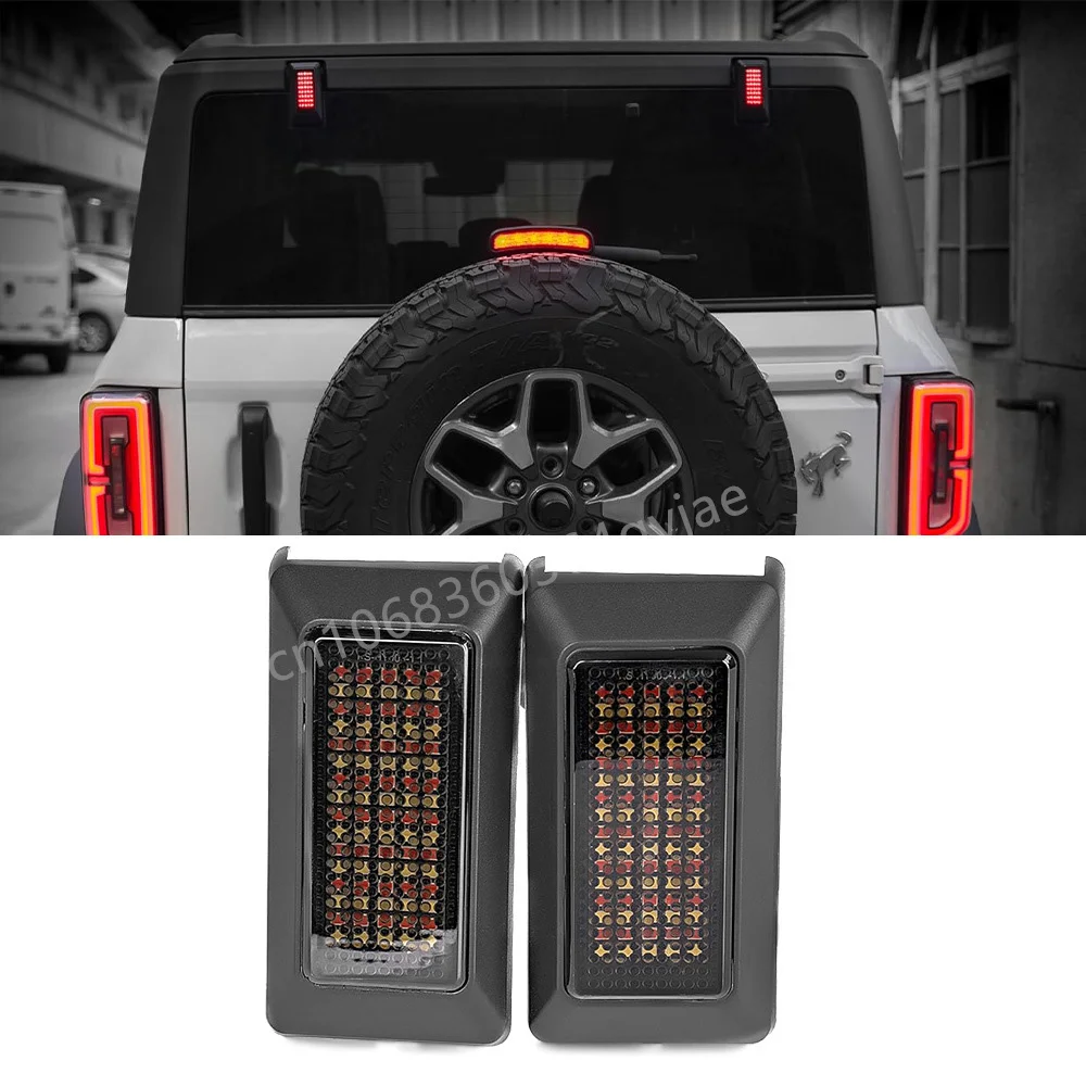 For Ford Bronco 2021+ Tailgate Hinge Lights/High Mounted Brake Lights/Reverse Lights/Warning lights Bronco Accessor