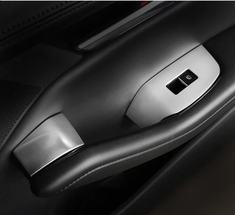 Für Mazda 3 BP 2019 2020 2021 2022 2023 2024 2025 2026 Auto-Fensterheber-Schalter-Panel-Verkleidung Zubehör LHD – Detail 13
