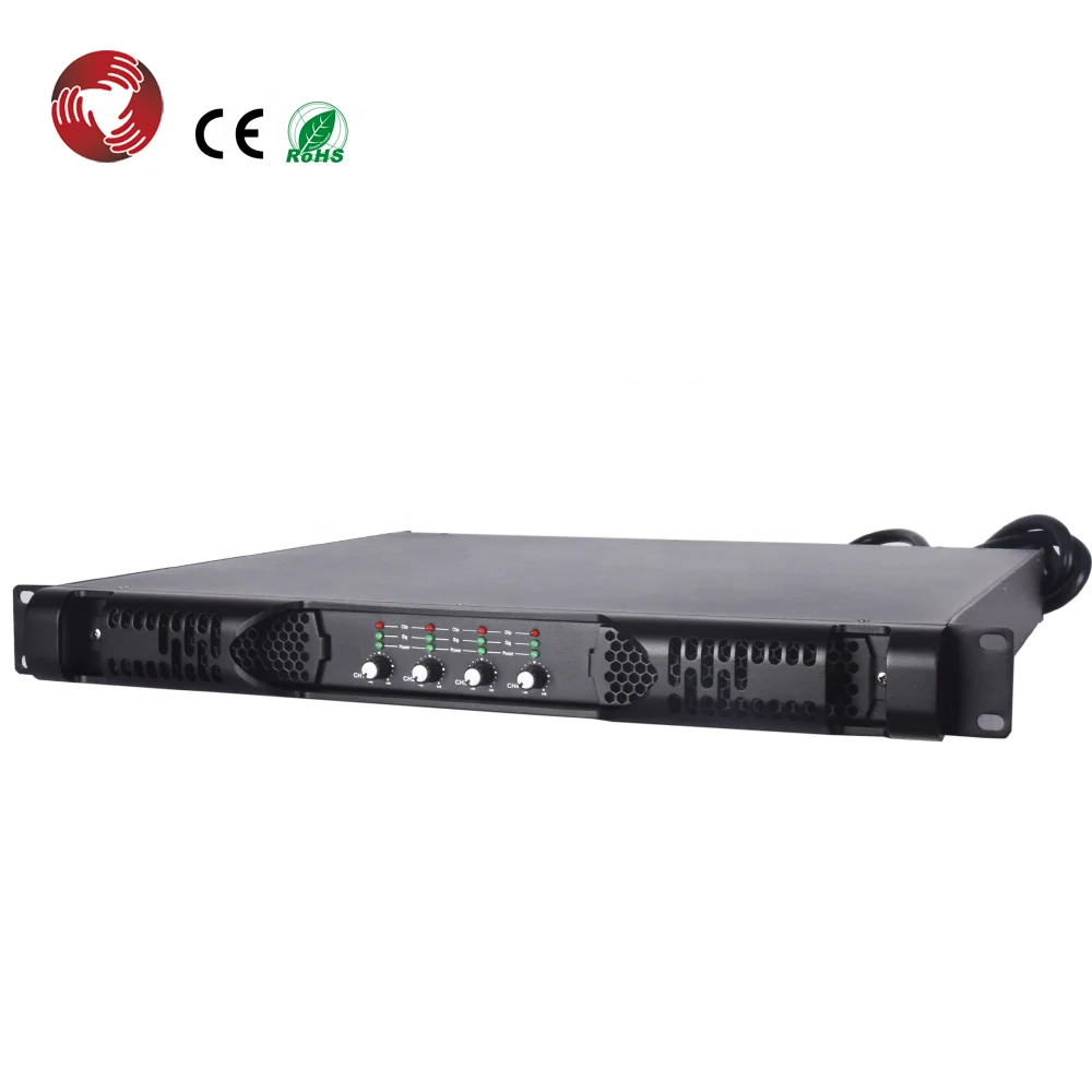 1500W*4 Class D professional 4-channel digital power amplifier X1500