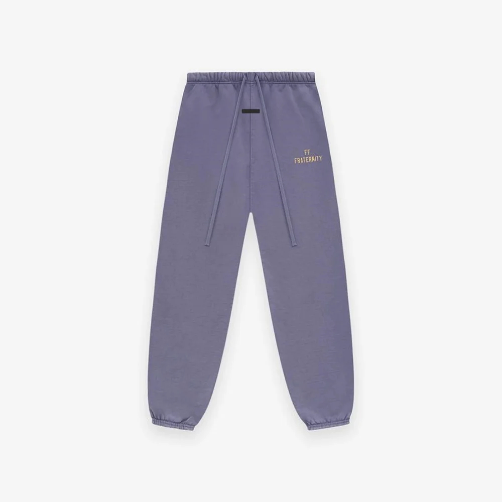 

Trendy Brand Autumn Collection Fleece Pants Fraternity Letter Print Drawstring Sweatpants Men Women Fashion Street Brand Jogger
