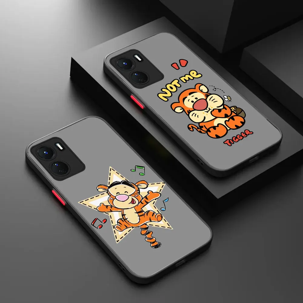 Disney's Funny Tigger Phone Case For VIVO V25 25E V23 V23E V21 V21E V20SE V20 V19 V17 V15 V11 V11I V5 V5LITE S 5G PRO