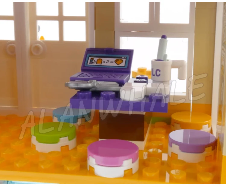 808 stks Vrienden Heartlake Huis Boom 4-verdiepingen Omgebouwd Ultieme Basis Brandweerkazerne 10859 Bouwstenen speelgoed Compatibel Met Model