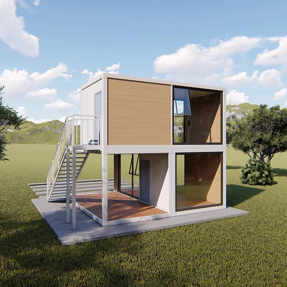 Container mobile house high-end design customized creative mobile integrated house commercial block coffee shop sun room