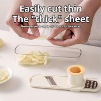 Stainless Steel Versatile Practical Garlic Press Tool Efficient Food-grade Odorless Dur-able Tool Labor-saving Garlic Grinder