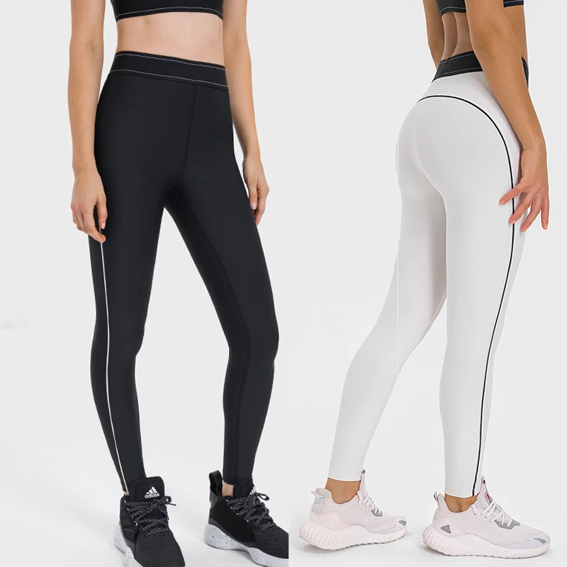 

Women Yoga Leggings Casual Solid Color Autumn Slim Elasticity Yoga Pant Black Pilates Yoga Pant Running Fitness High Waist Sport