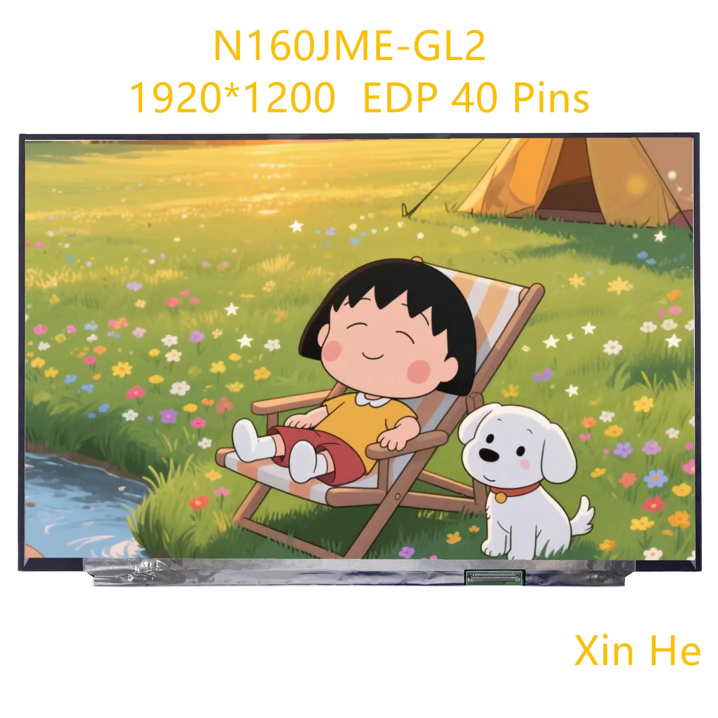 

16.0'' N160JME-GL2 Laptop LCD Screen Display Panel Matrix EDP 40 Pins 1920*1200 100% sRGB