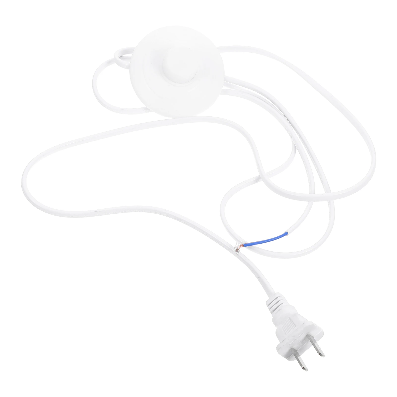 

Extension Cord Plug Wire 1.8M PVC Insulated Foot Switch Step Pedal for Low Power Devices up to 50W Inline Switch Compatible with