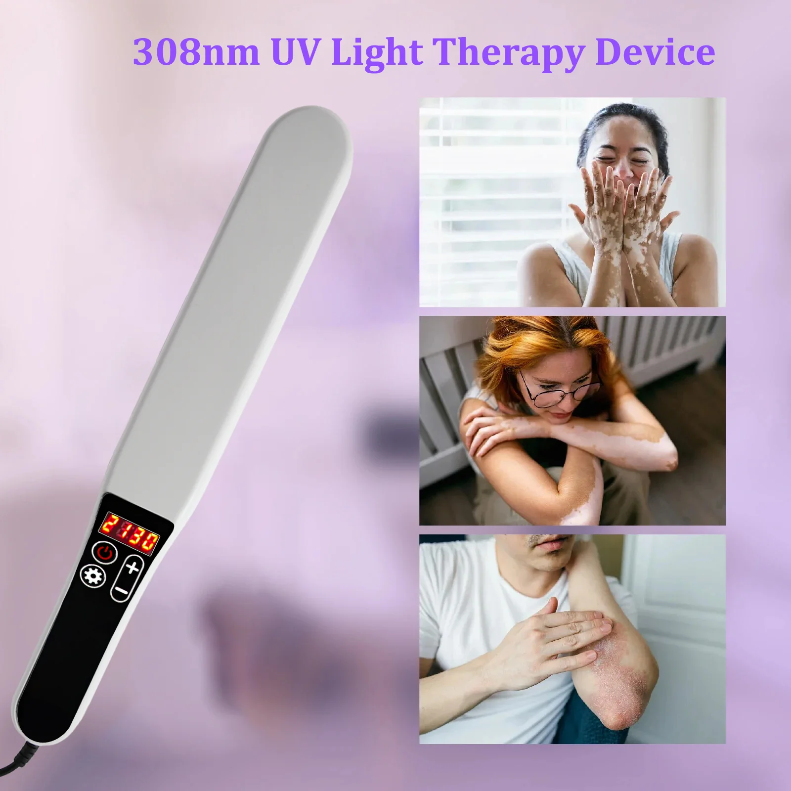 

311-Nanometer Uvb Ultraviolet Light Therapy Lamp For Treating Psoriasis And Vitiligo