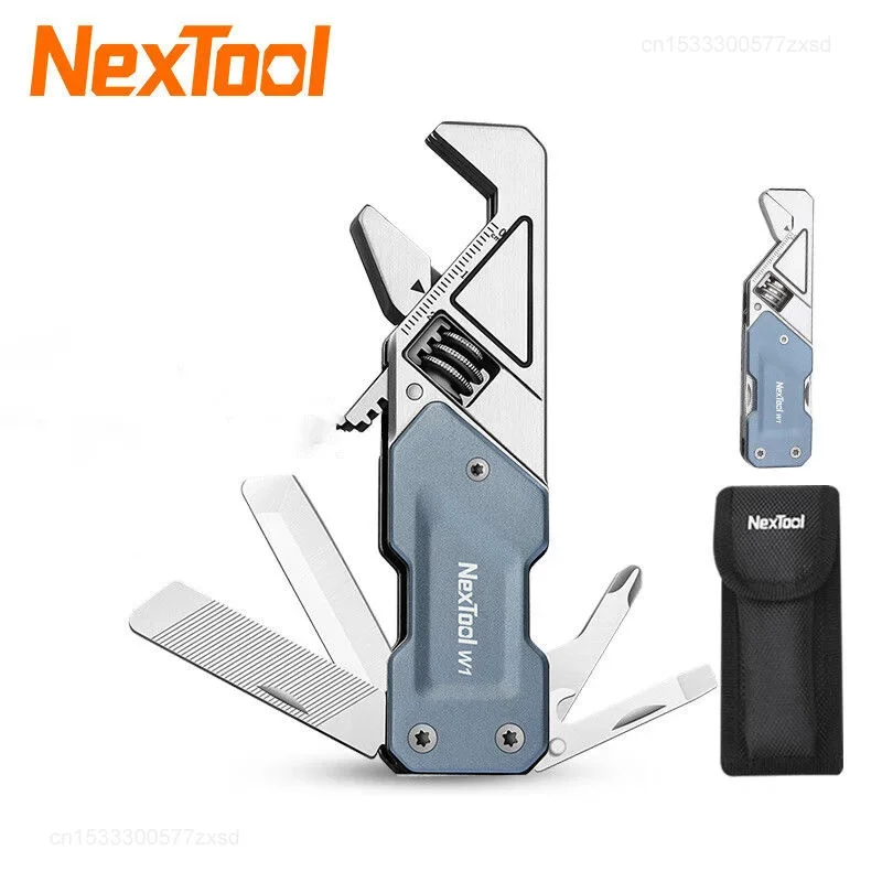 

Xiaomi NexTool Light Wrench W2 Multitool Pliers Large Spanner Screwdriver Folding Multi Tool Outdoor Camping EDC Hand Repair Set