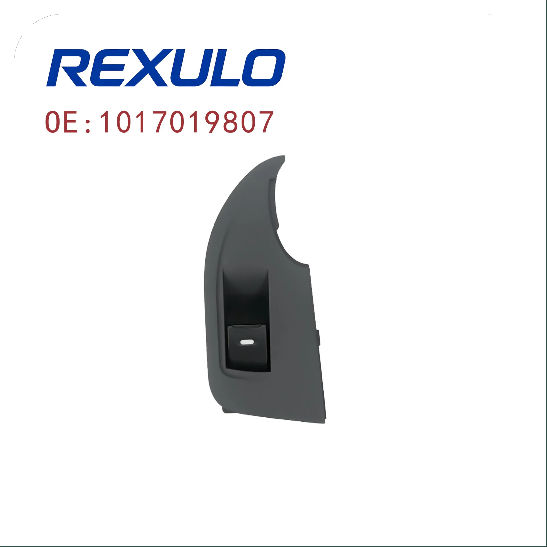 1017019807 Rear Left Power Window Switch for Geely GX7 2012 2013 Glass Lifter Control Button 10 Pins White LED Driver Side LHD