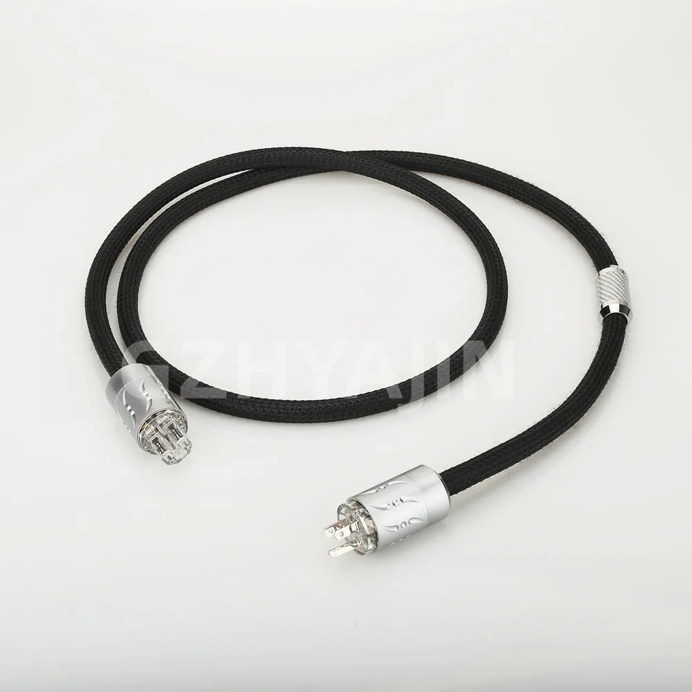 Viborg VP-1501 OFC Copper Schuko Power Cord Cable HIFI Extension Power Cable with VE-512+CF-512 power connector