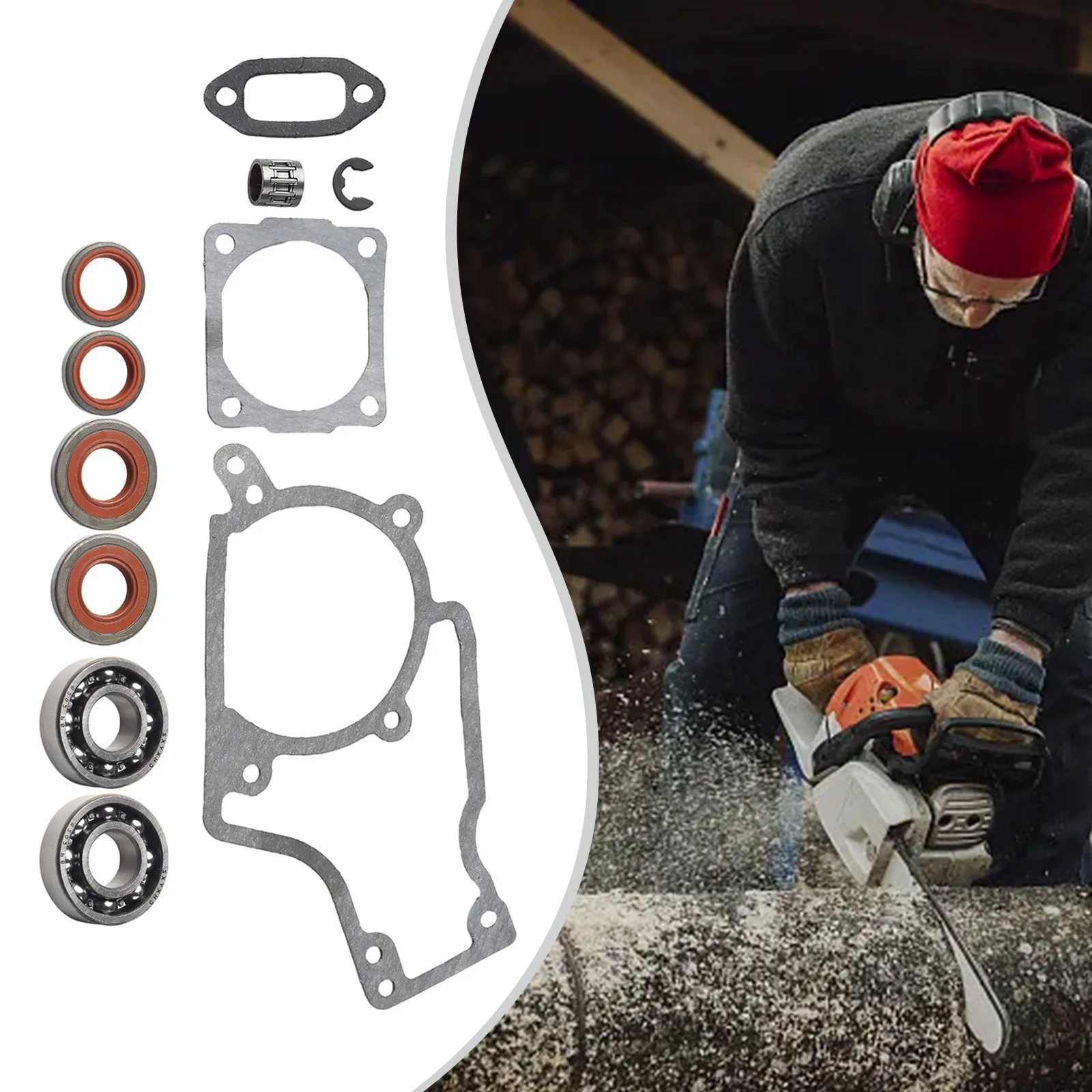 ملحقات المنشار لأداة الحديقة طقم محمل العمود المرفقي 028 Super 028 Woodboss 1118 029 0500 و028 AVS مناشير