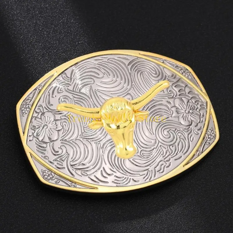 N5KB مشبك حزام أرابيسك أنيق منقوش للرجال والنساء سبائك مقاومة للتآكل لمناسبات مختلفة