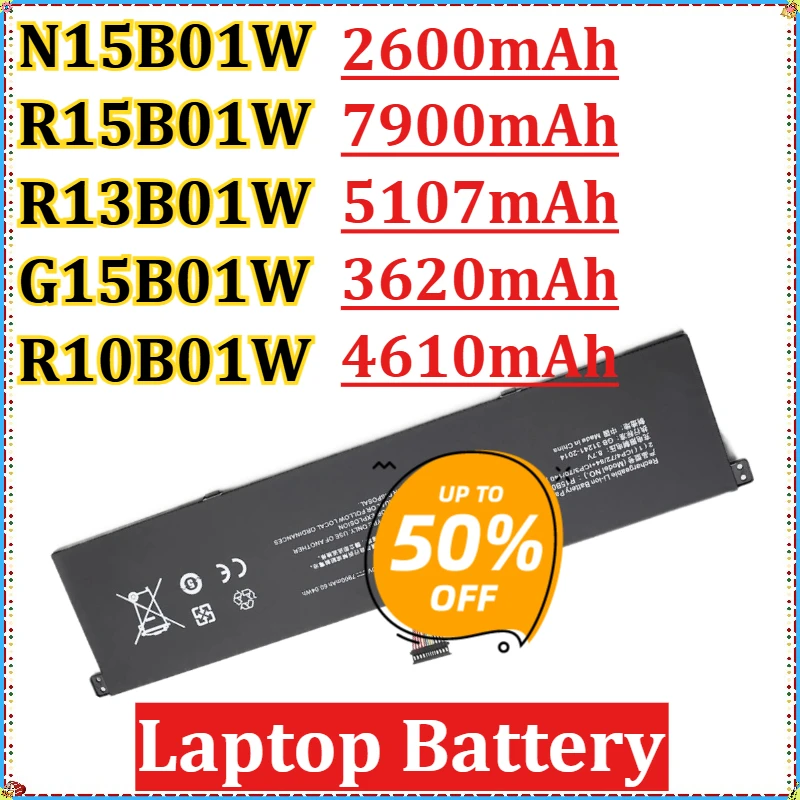 

Для ноутбука серии Xiaomi Pro 15,6 "GTX TM1701 R15B01W/N15B01W/G15B01W/R13B01W/R10B01W новая батарея для ноутбука высокой емкости