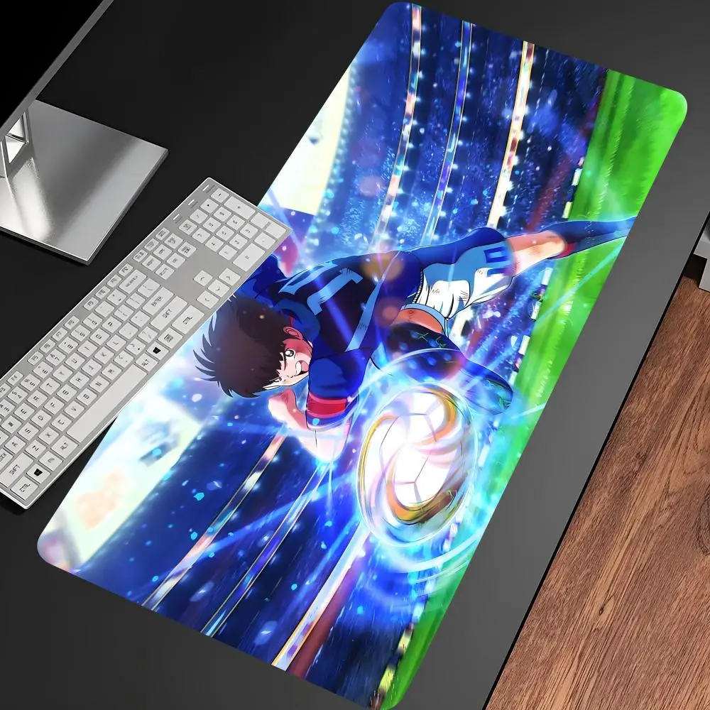 Football Comics Captain Tsubasa Mouse Pad Anime game mause pads cs lol XXL Home HD Computer Desk Mats Carpet Gamer Office Laptop