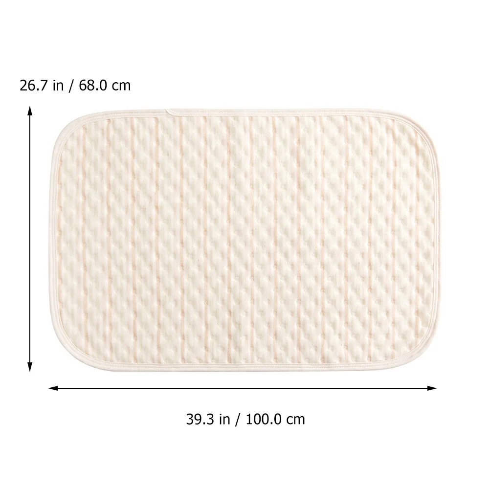 

Baby Infant Waterproof Cotton Changing Pad Washable Reusable Diaper Mat Double-Sided Tpu Core Breathable Flexible Seal