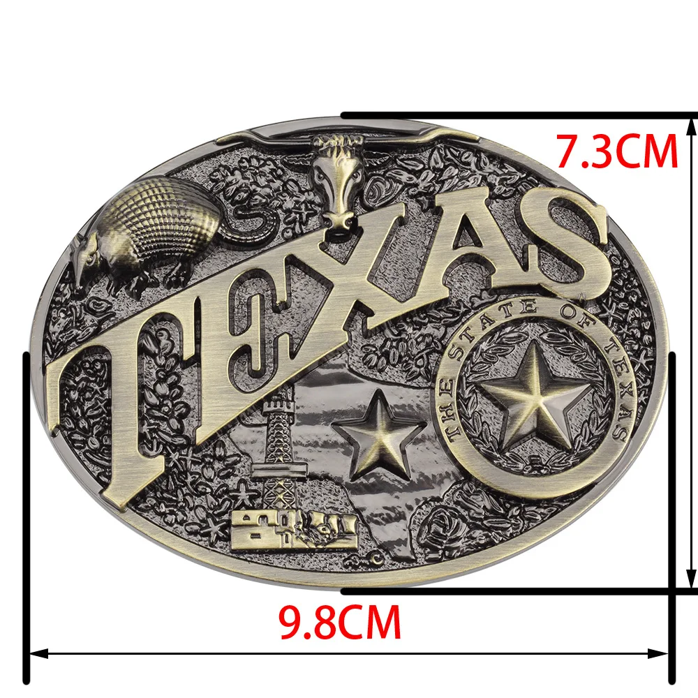 Bronze Texas Bull Belt Buckle  The Factory Produces 500 Products