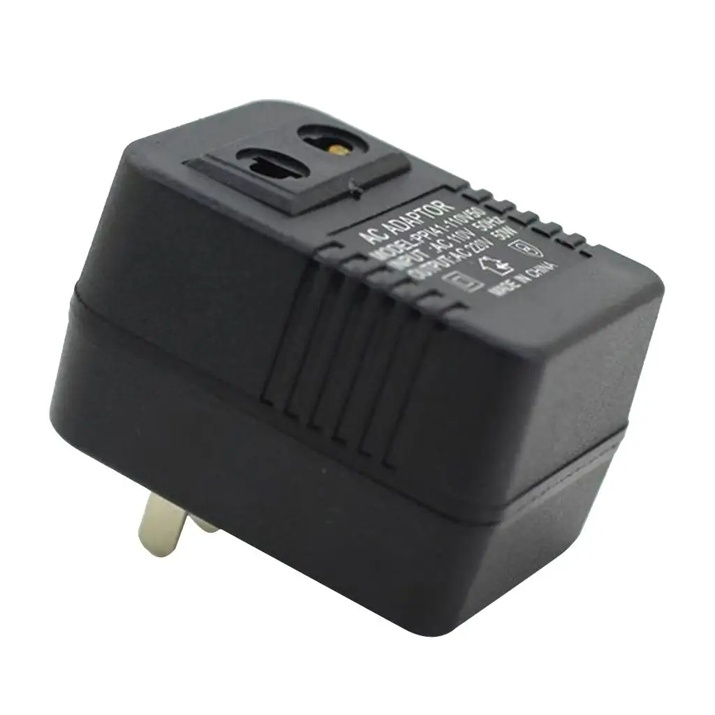 Voltage Adapter 220V to 110V 50hz Compact Transformer Converter Universal Plug for EU US UK AU Tourists