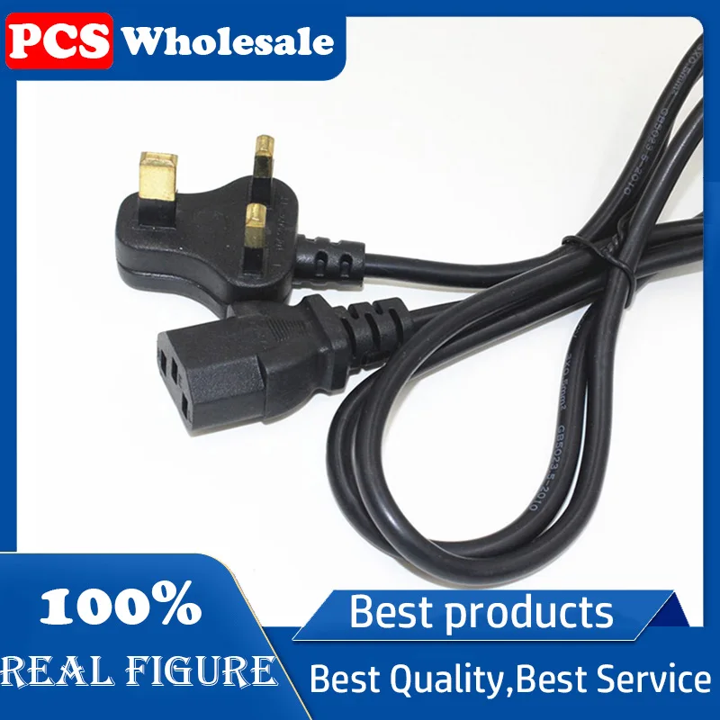 UK Plug Power Cord 3 Prong British IEC C13 Mains Power Supply Lead Cable 1.2m 4ft For AC Adapters DVD CD player