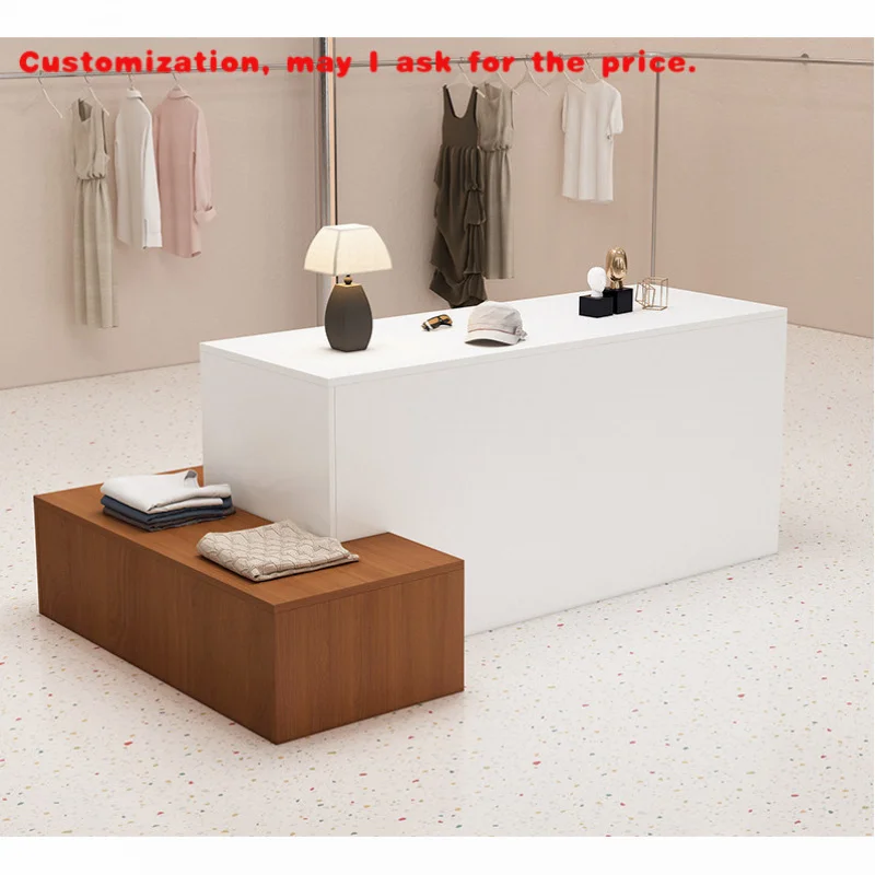 custom.Nakashima Women's Cosmetics Shoes Bag Display Flow Table Supermarket Shelves Store Display in Mall Exhibition Halls