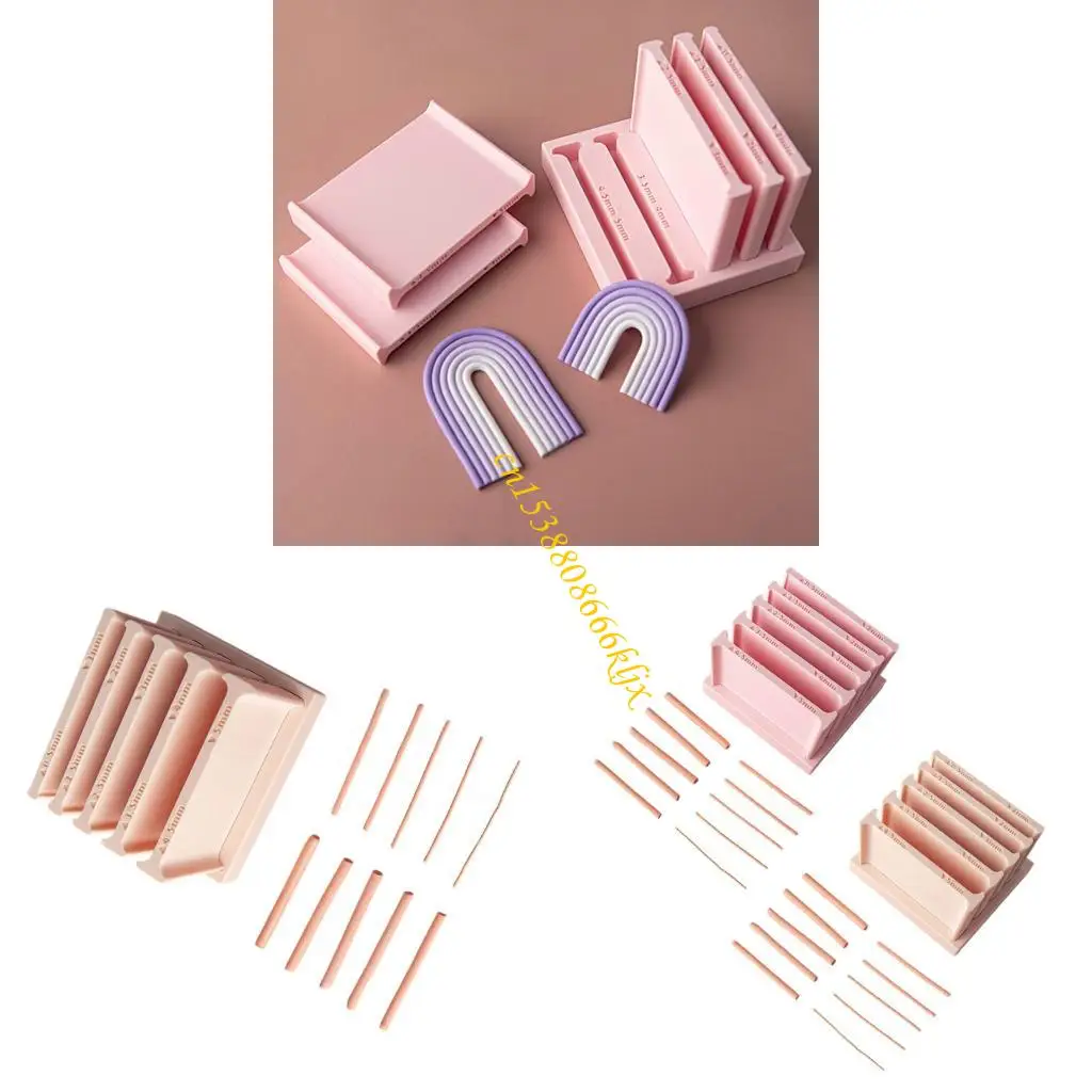 

Adjustable Thickness Plastic Clay Roller Mold For DIY Jewelry Making Crafting Earrings Bracelets Pendants And Art Creations 066C