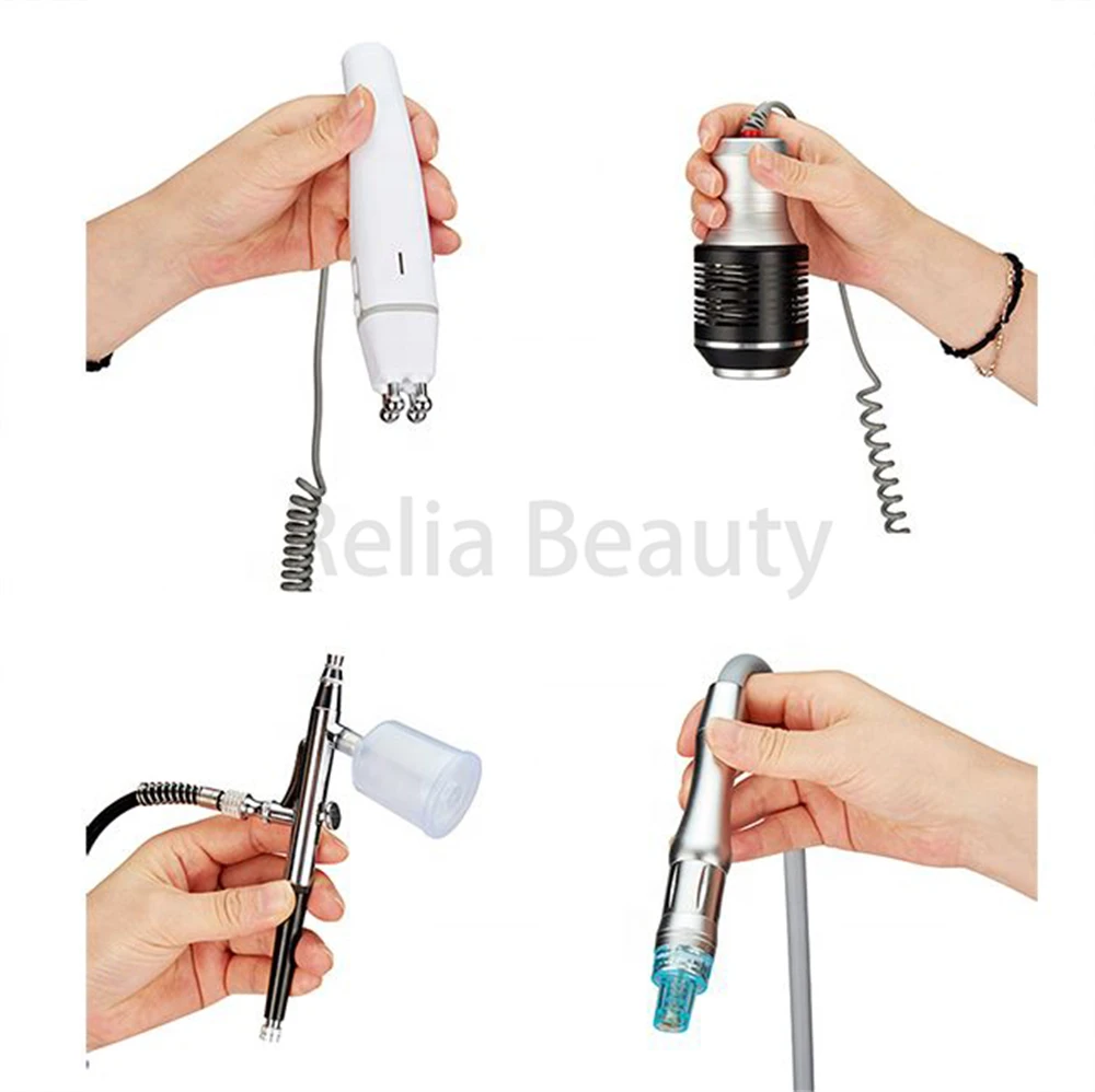 2023 skin rejuvenation dermabrasion pore cleaner aqua peeling solution hydro facial oxygen beauty machine oxygen jet h2o2 hydro