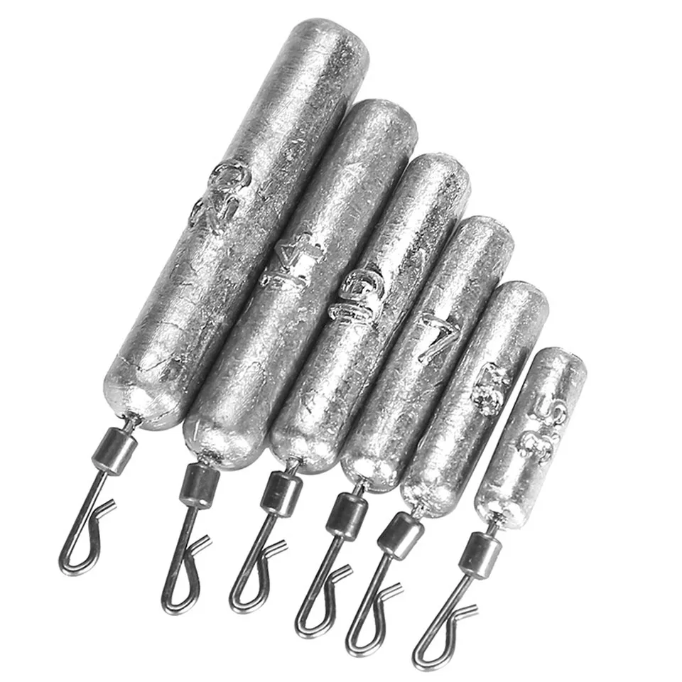 10pcs/lot Fishing Sinker 3.5g 5g 7g 10g 14g 20g Fishing Weights Sinkers Carp Fishing Baits Weight Fishing Tackle Accessories