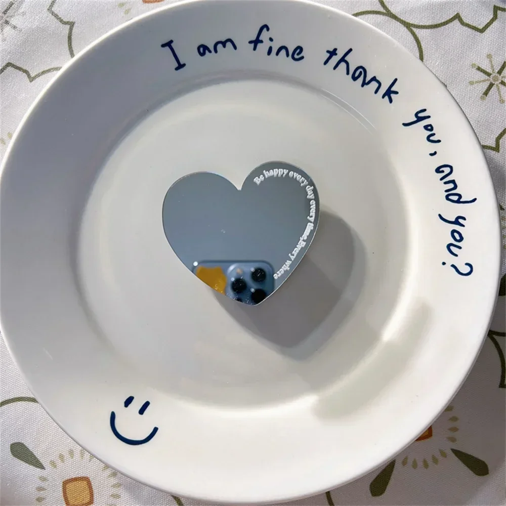 한국 INS 절묘한 실버 불규칙한 거울 표면 브래킷 아이폰 16에 대한 휴대 전화 케이스 삼성 Popsockets Griptok Grip Tok