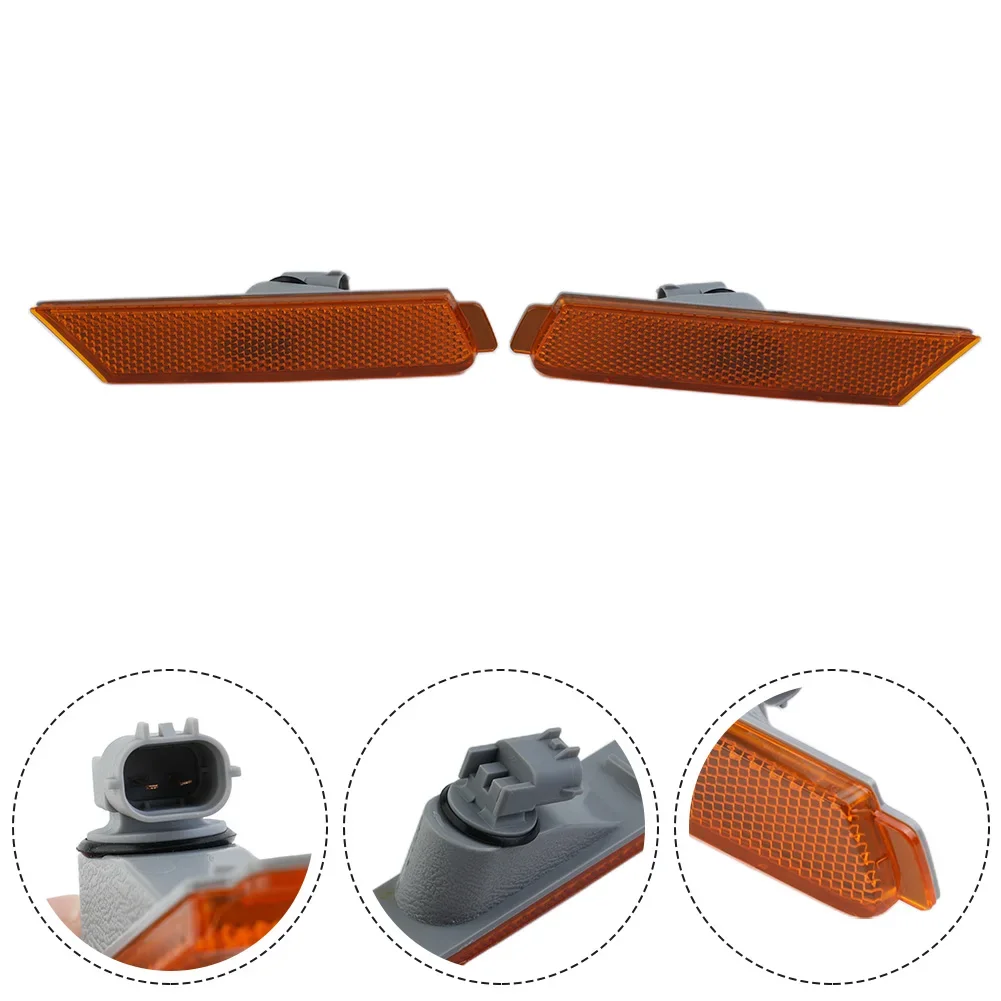 

2010-2015 Side Marker Light Right Amber GM2550197 GM2551197 Halogen Left For Chevy Ca Maro 2010-2015 1 Set