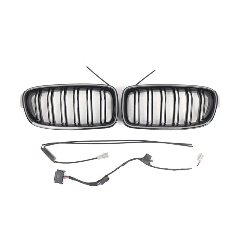 

【Price Drop !!】 LED Light Front Kidney Grille Racing Style For BMW 3 Series F30 F31 2013-2018 CIC 51130054493 51130054494