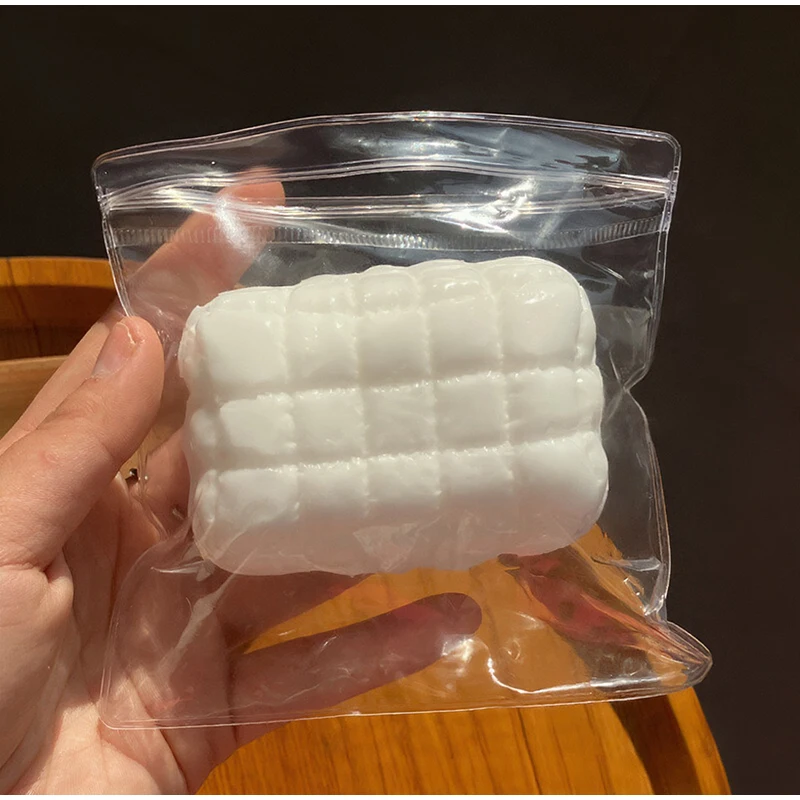 Down Pillow Silicone Squishy Soft Slow-rise Fidget Stress Reliever Winter Quilt & Pillow Shaped Squeeze For Desk Decor