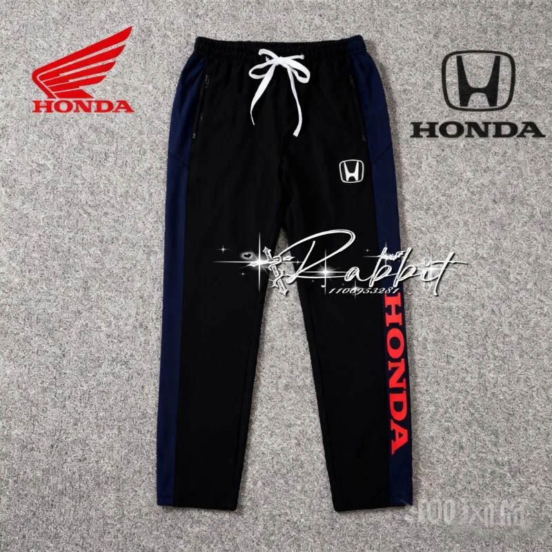 

Новые спортивные брюки Honda Racing Team для велоспорта, скоростные сухие брюки, мужские модные брюки для гонок на мотоциклах, внедорожные треки, модные брюки для любителей мотоциклов