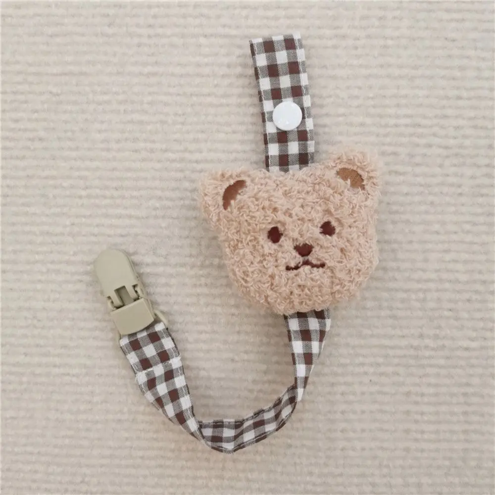 

Fashion New Baby Pacifier Clip Chain Soother Nipple Holder Dummy Holder Babies Cute Bear Infant Feeding Accessories