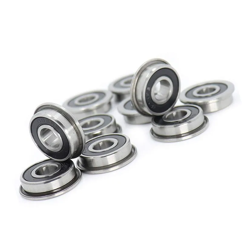 10 Stück F623 F686 F688 F689 F695 F696 F698 -2RS Lager 5 x 13 x 4 mm Miniatur-Rillenkugellager mit Flansch für VORON 3D-Drucker