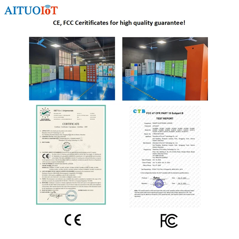 Armadietto per pacchi logistico postale intelligente in metallo per stoccaggio pacchi per chiosco con armadietto intelligente per self-service con software standard