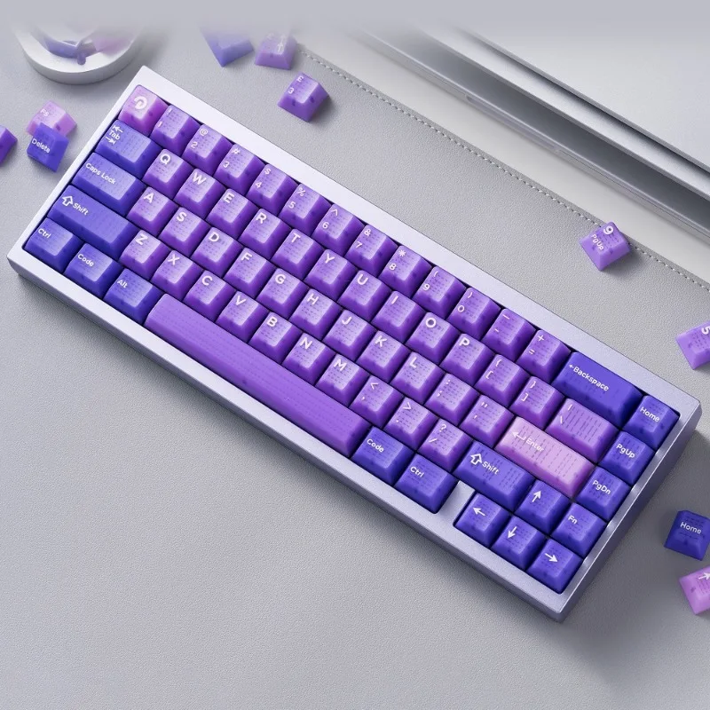 Height Secondary Forming Mechanical Keyboard Keycap Shutters Semi-Permeable