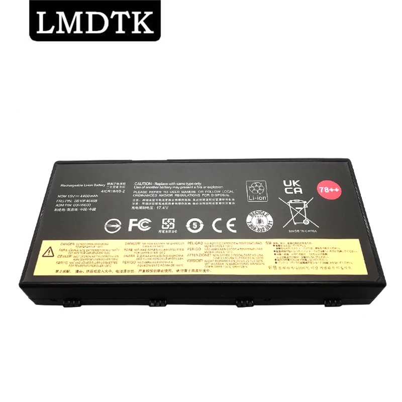 LMDTK New 00HW030 01AV451 SB10F46468 Laptop Battery For Lenovo ThinkPad P70 P71 20ER003QGE 20HK0003GE Mobile Workstation