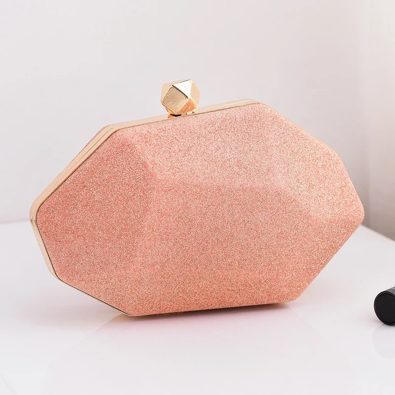 2025 New Dinner Bag Fashion Three-Dimensional Evening Bag PU Dress Bag