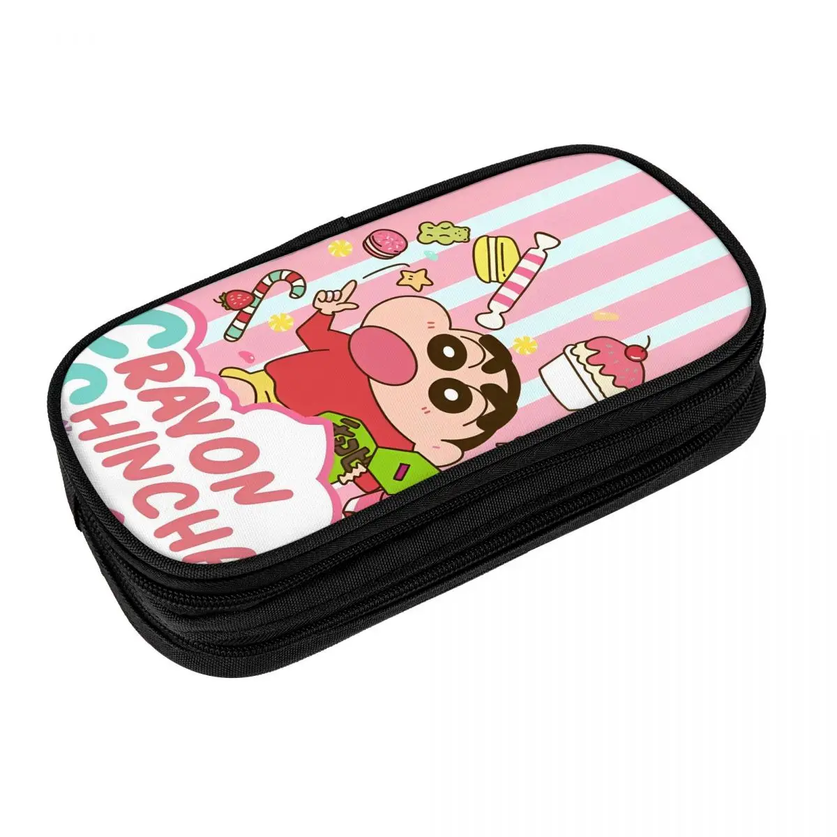 

Crayon-ShinS Cartoon ChanS Anime Pencil Cases Pen Holder Pencil Bags Girl Boy Large Storage Students School Gifts Pencilcases