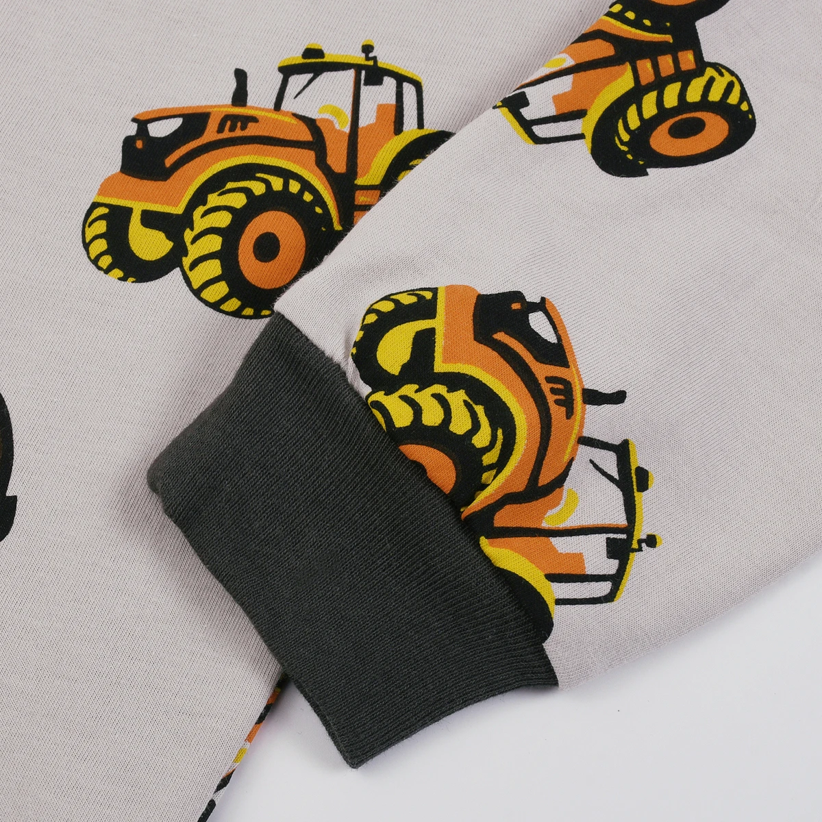 【Through 1615 Flame】Jungen-Pyjama-Set aus Baumwolle mit Truck-Muster, lässiger sportlicher Stil, geeignet für Jungen im Alter von 2-9 Jahren – Detail 7