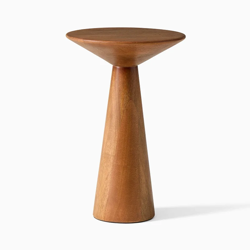 New Arrival Living Room Furniture High-end Round Wooden Side Table Corner Table Coffee Table for Apartment Living Room