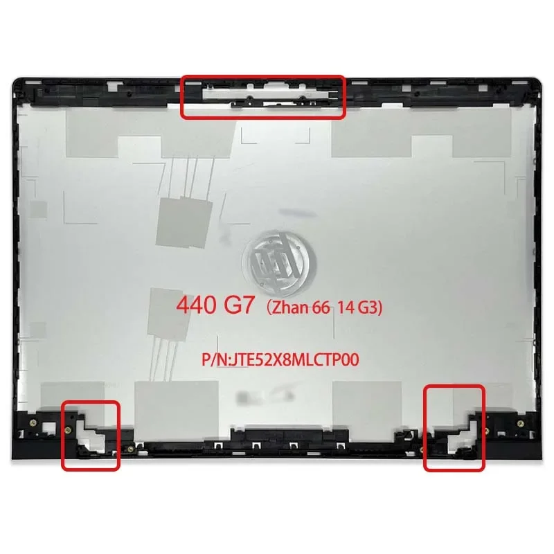 Imagem -03 - Nova Capa Superior para hp Probook 440 g7 445 g7 445r g7 Zhan 66 14 g3 Hsn-q21c Laptop Lcd Capa Traseira Apoio para as Mãos Capa Inferior