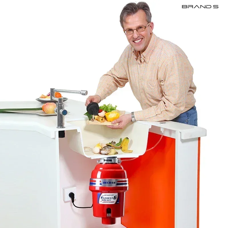 Entsorger für Lebensmittelabfälle, für Zuhause, Küchenspüle, Lebensmittelabfallmühle, Hochgeschwindigkeits-Müllentsorgung, Küchengeräte