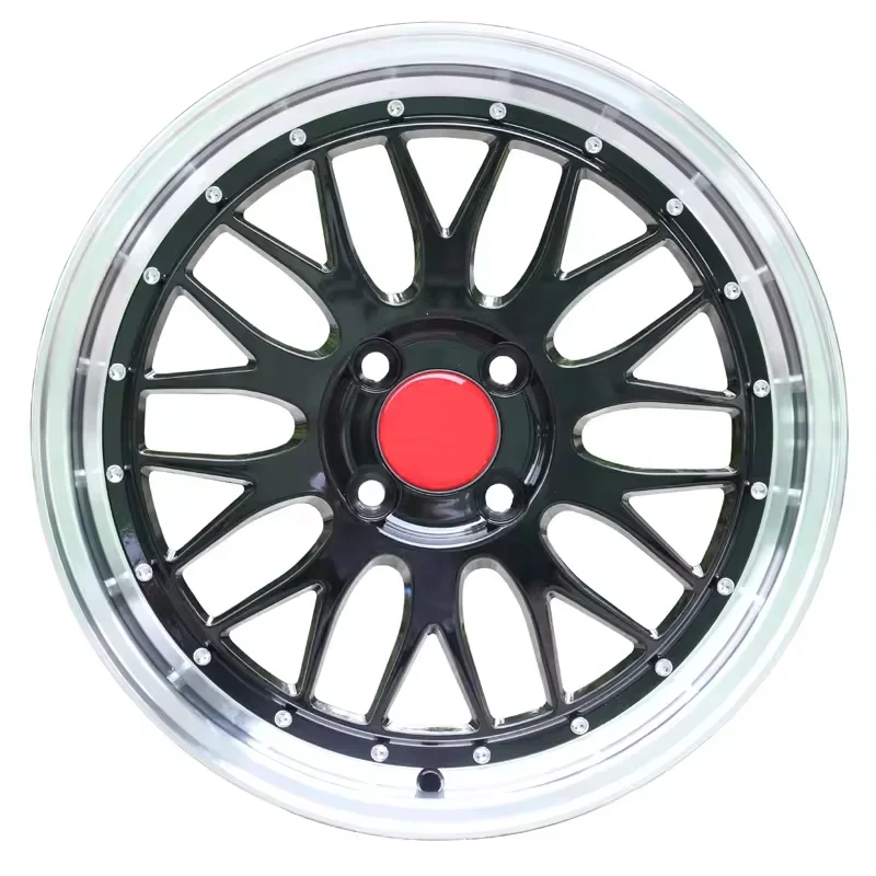 Flrocky 14 15 16 17 18 20 Inch Passenger Car Alloy Wheel Rims 4*100 5*100/105/108/110/112/114.3/120/130 Fiat Alfa