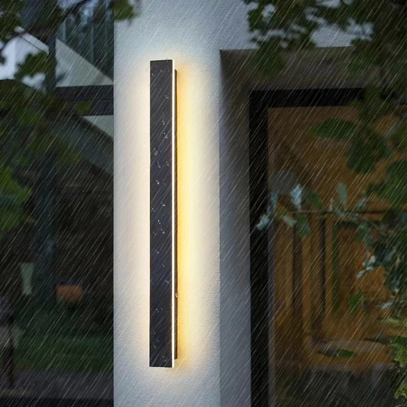 Outdoor Waterproof LED Wall lamp IP65 Level Waterproof Modern Exquisite Acrylic Light Source Landscape Designer