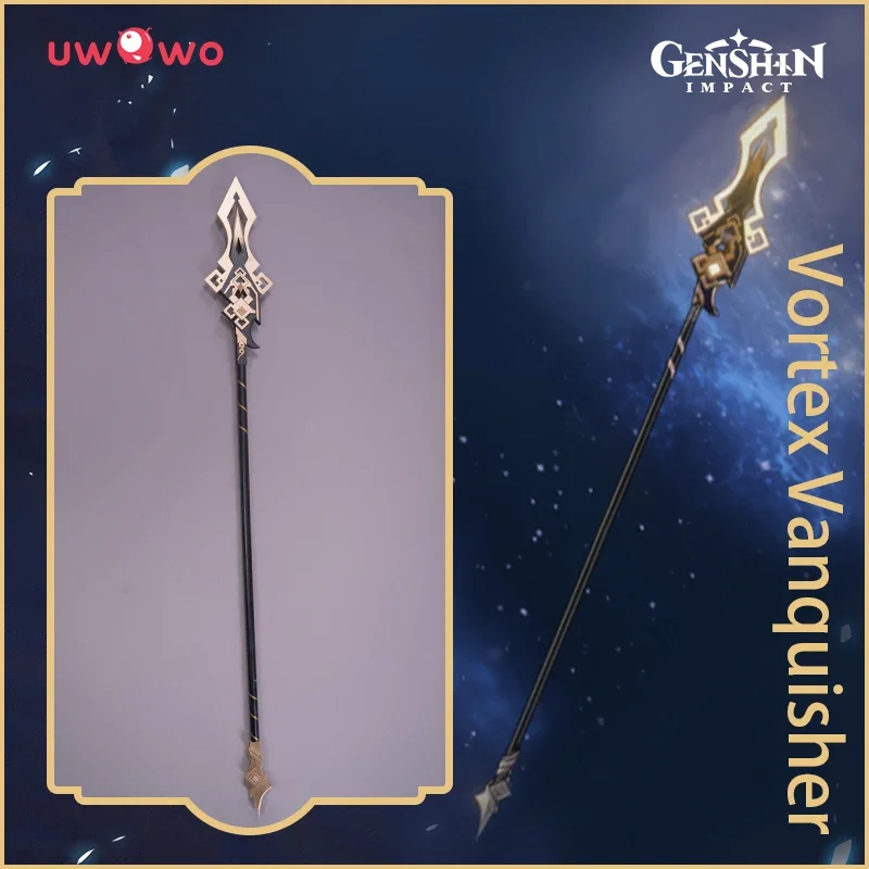 

FC6UWOWO Genshin Impact Zhongli Cosplay Weapons Vortex Vanquisher Cosplay PVC Props Halloween Cosplay Prop@FC8！