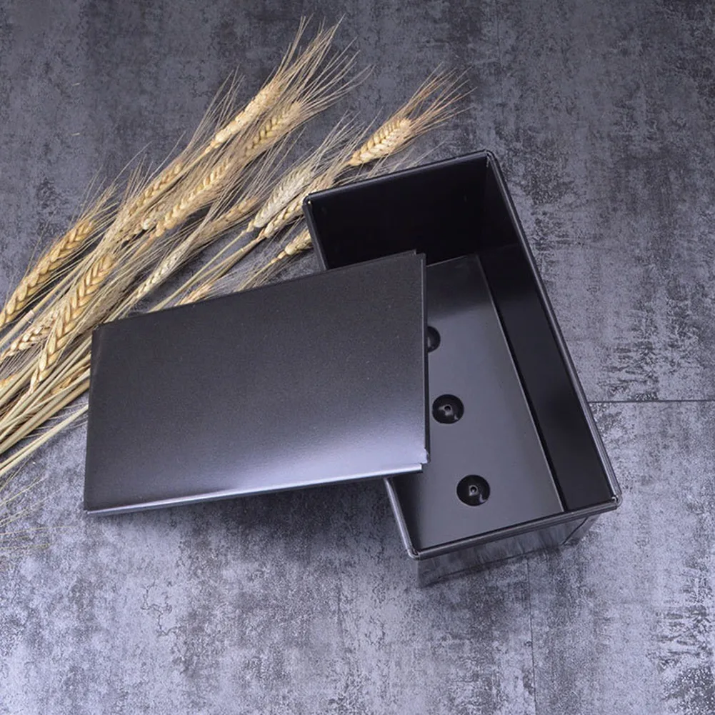 

Carbon Steel Bread Loaf Pan With Cover Bread Toast Mold Lid Heavy Duty Professional Bread Maker Pan