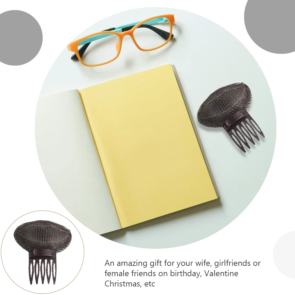 

6pcs Bump Up Stick Pad Comb Base Volume Inserts Clip Invisible Anti Slip Hair Styling Tool For Women Girls Premium Hair Volume