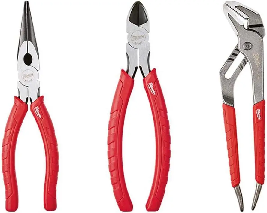 Milwaukee Pliers Set Alloy Stl 3pk